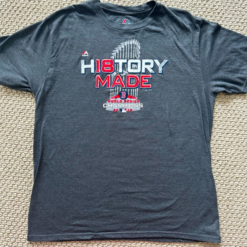 Boston Red Sox 2018 World Series Champions Shirt Size L